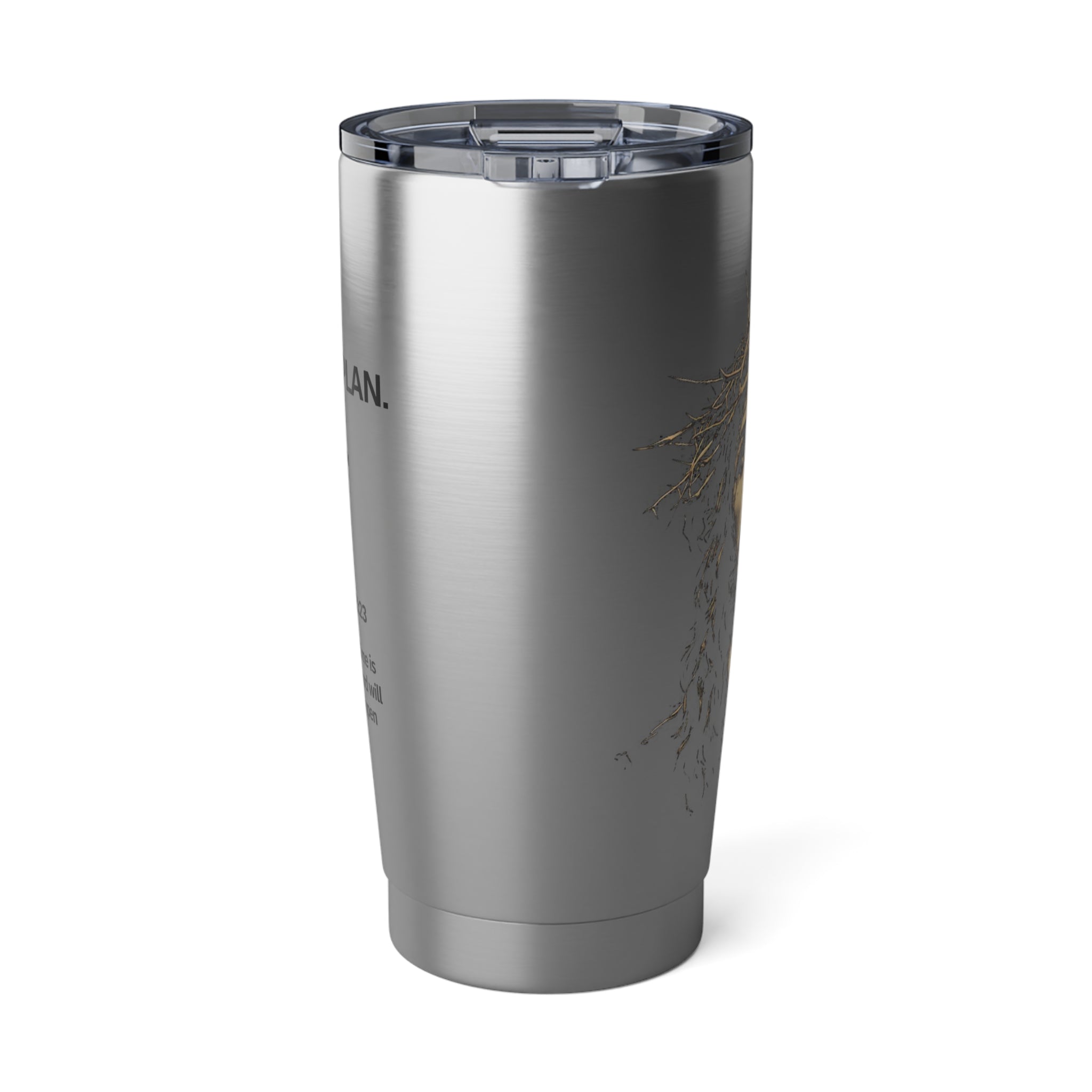 Jesus Crown of Thorns Stainless Steel Tumbler – Christian Travel Mug for Hot & Cold Drinks