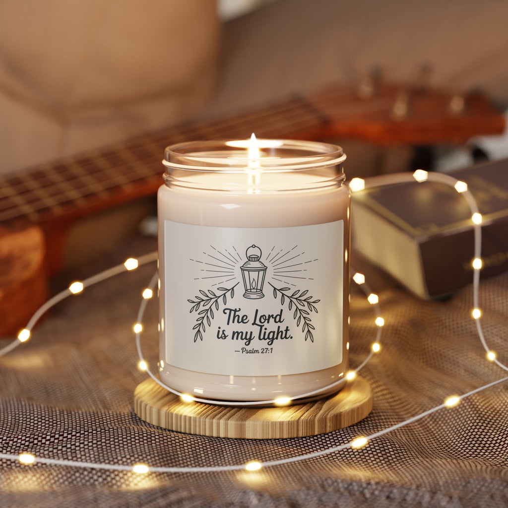 The Lord Is My Light 9oz Scented Soy Candle