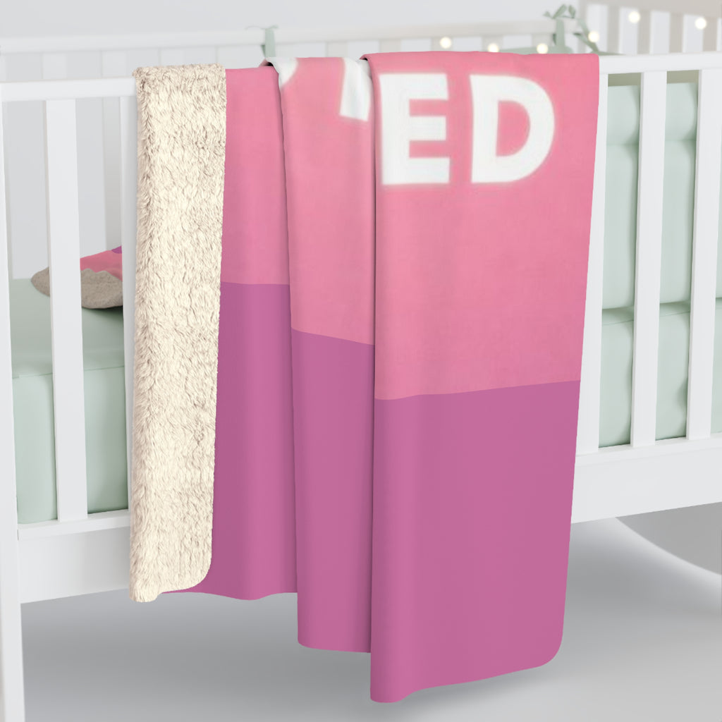 Protected Christian Sherpa Blanket | Faith-Based Inspirational Throw | Cozy Religious Home Decor