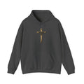 Christian Hoodie with Jesus Portrait Back Graphic – Faith-Based Unisex Sweatshirt | Inspirational Religious Apparel