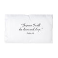 Pillowcase — "In peace I will lie down and sleep." Psalm 4:8 Microfiber Scripture Pillowcase
