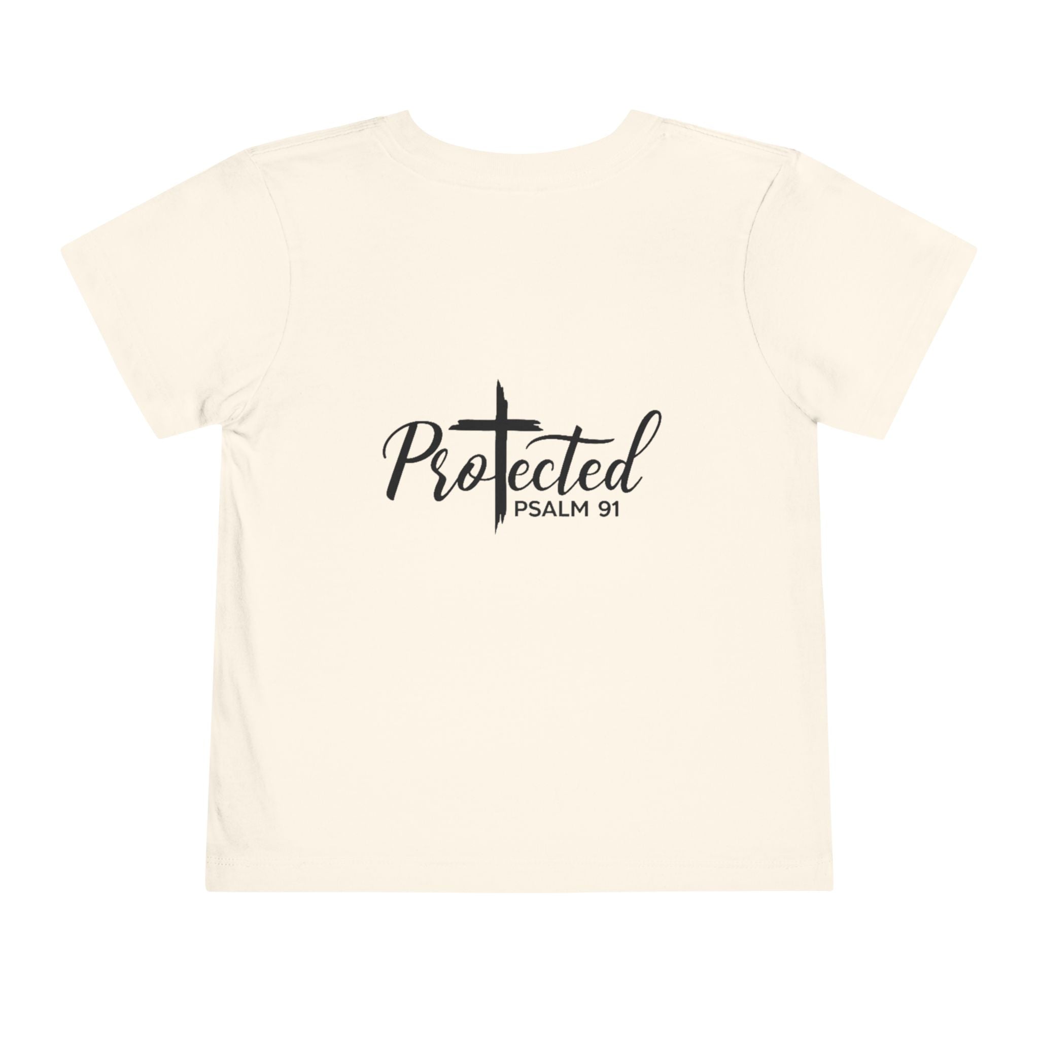 Toddler Christian T-Shirt “Faith Over Fear” – Inspirational Faith-Based Tee for Boys & Girls