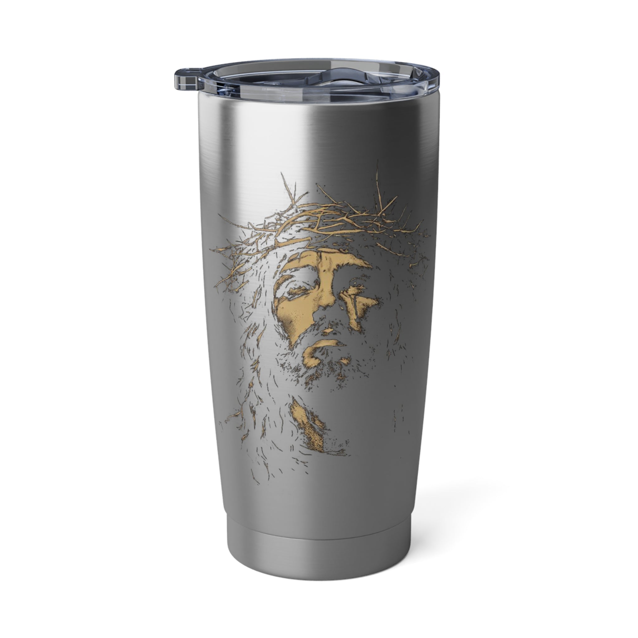 Jesus Crown of Thorns Stainless Steel Tumbler – Christian Travel Mug for Hot & Cold Drinks