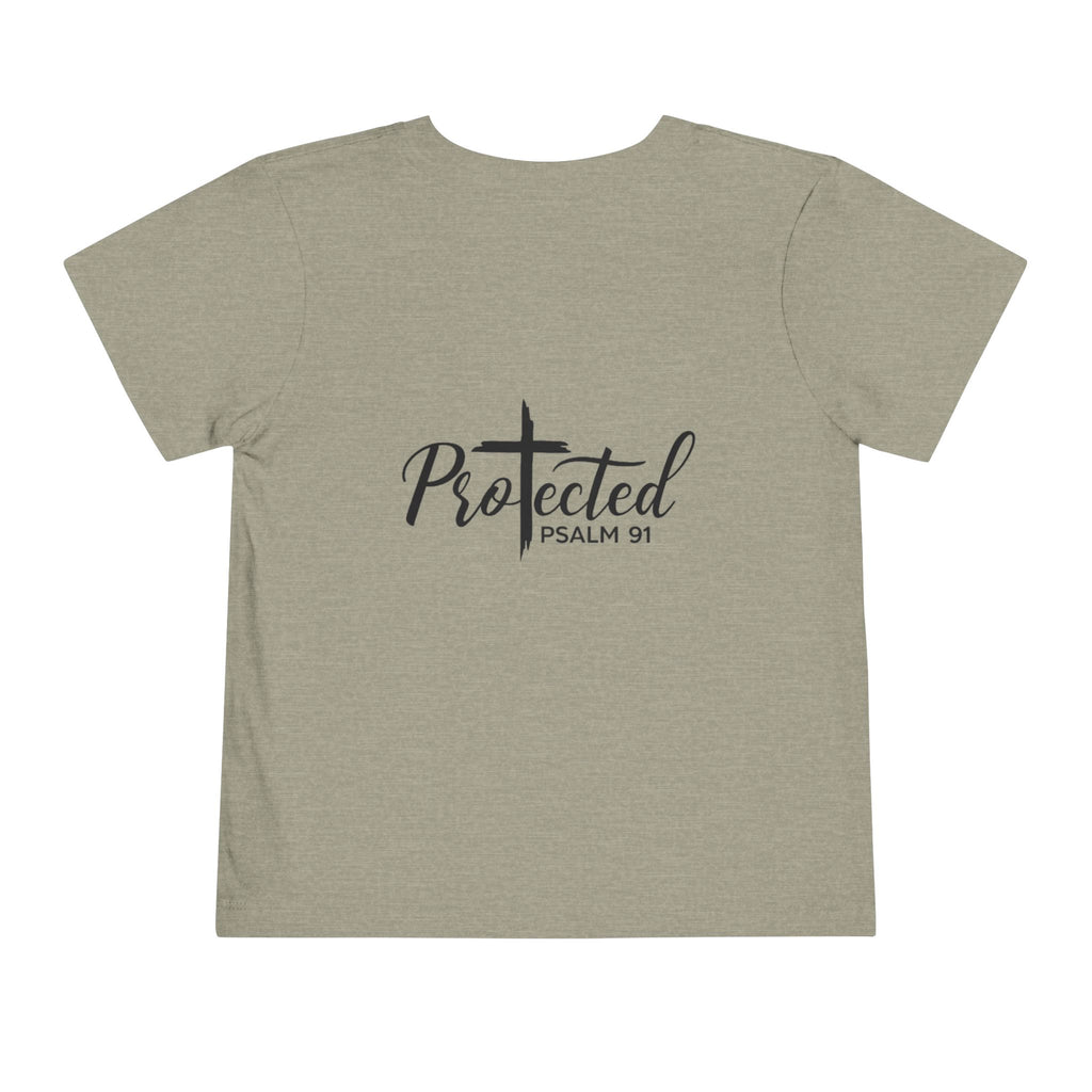 Toddler Christian T-Shirt “Faith Over Fear” – Inspirational Faith-Based Tee for Boys & Girls