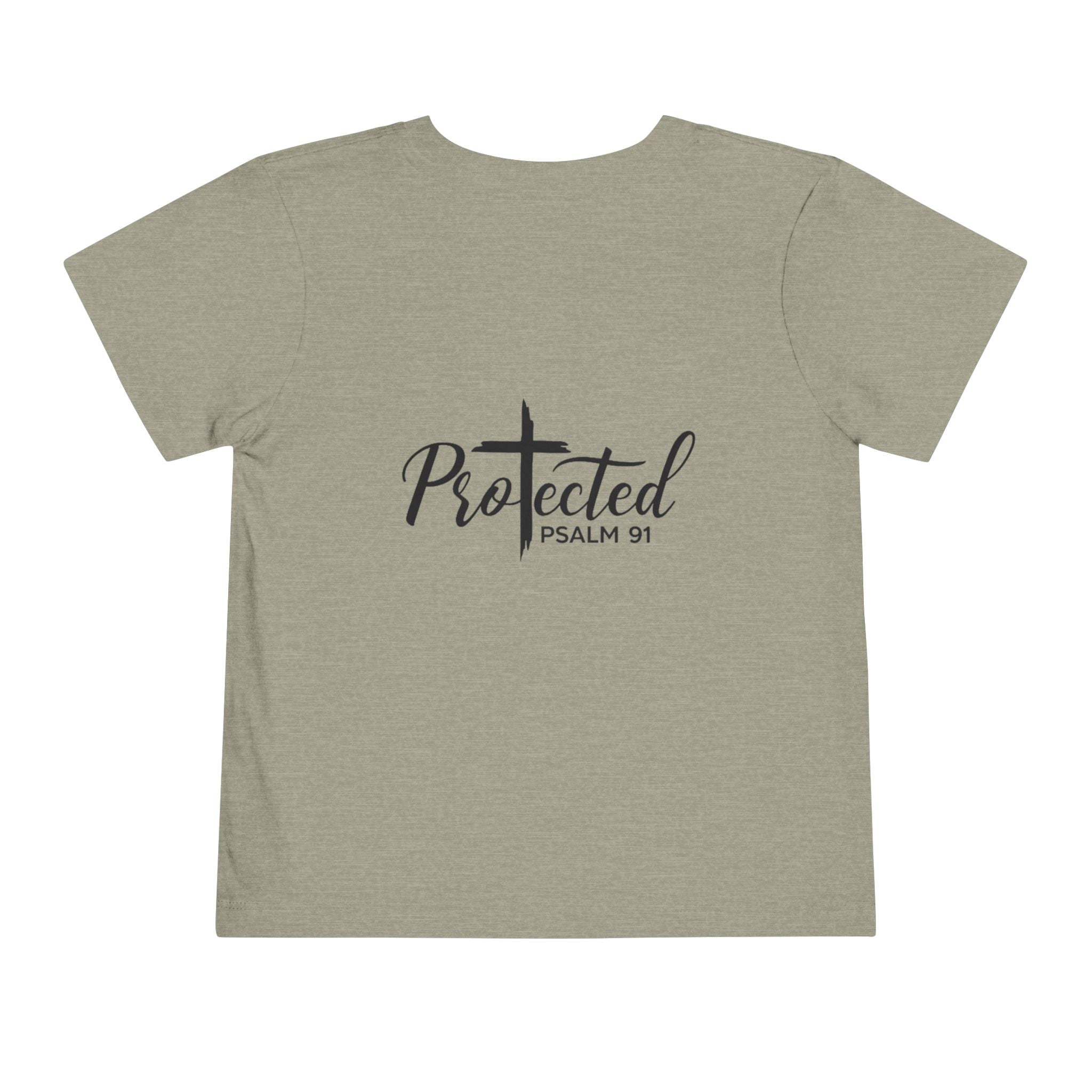 Toddler Christian T-Shirt “Faith Over Fear” – Inspirational Faith-Based Tee for Boys & Girls