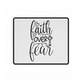 Faith Over Fear Mouse Pad – Christian Desk Accessory, Inspirational Workspace Décor, Faith-Based Office Gift