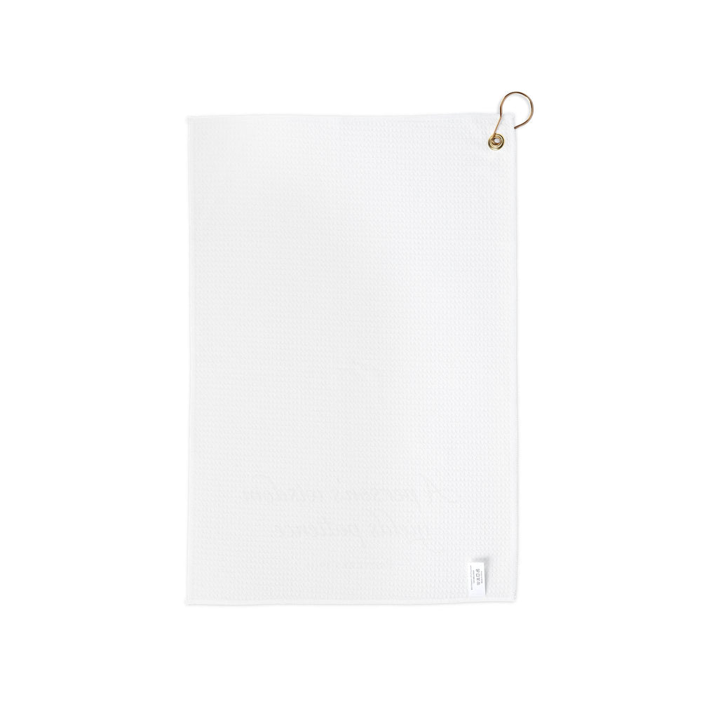 “A Person’s Wisdom Yields Patience” Inspirational Golf Towel with Clip