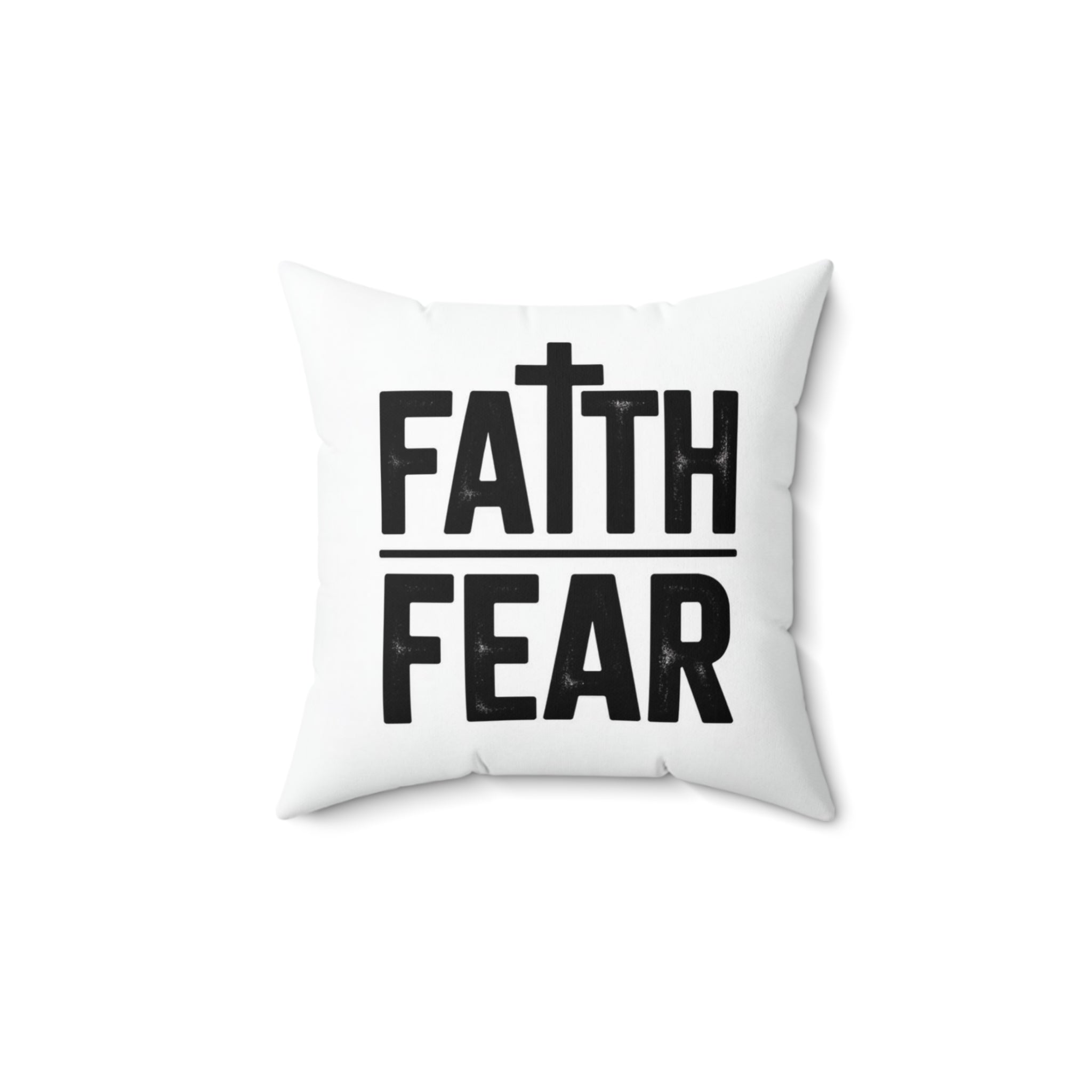 Faith Over Fear Christian Throw Pillow – Inspirational Faith-Based Home Décor | Faith & Home Co.