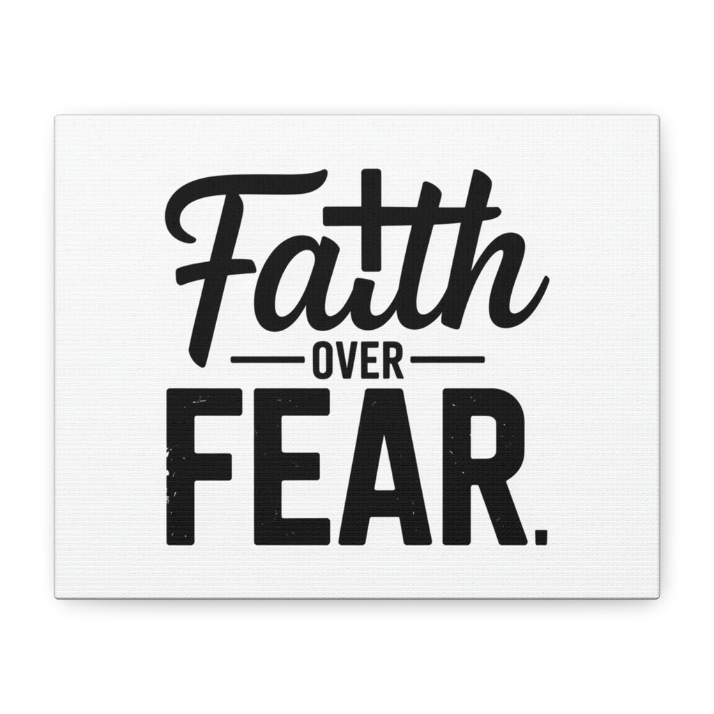 Faith Over Fear Matte Canvas Wall Art