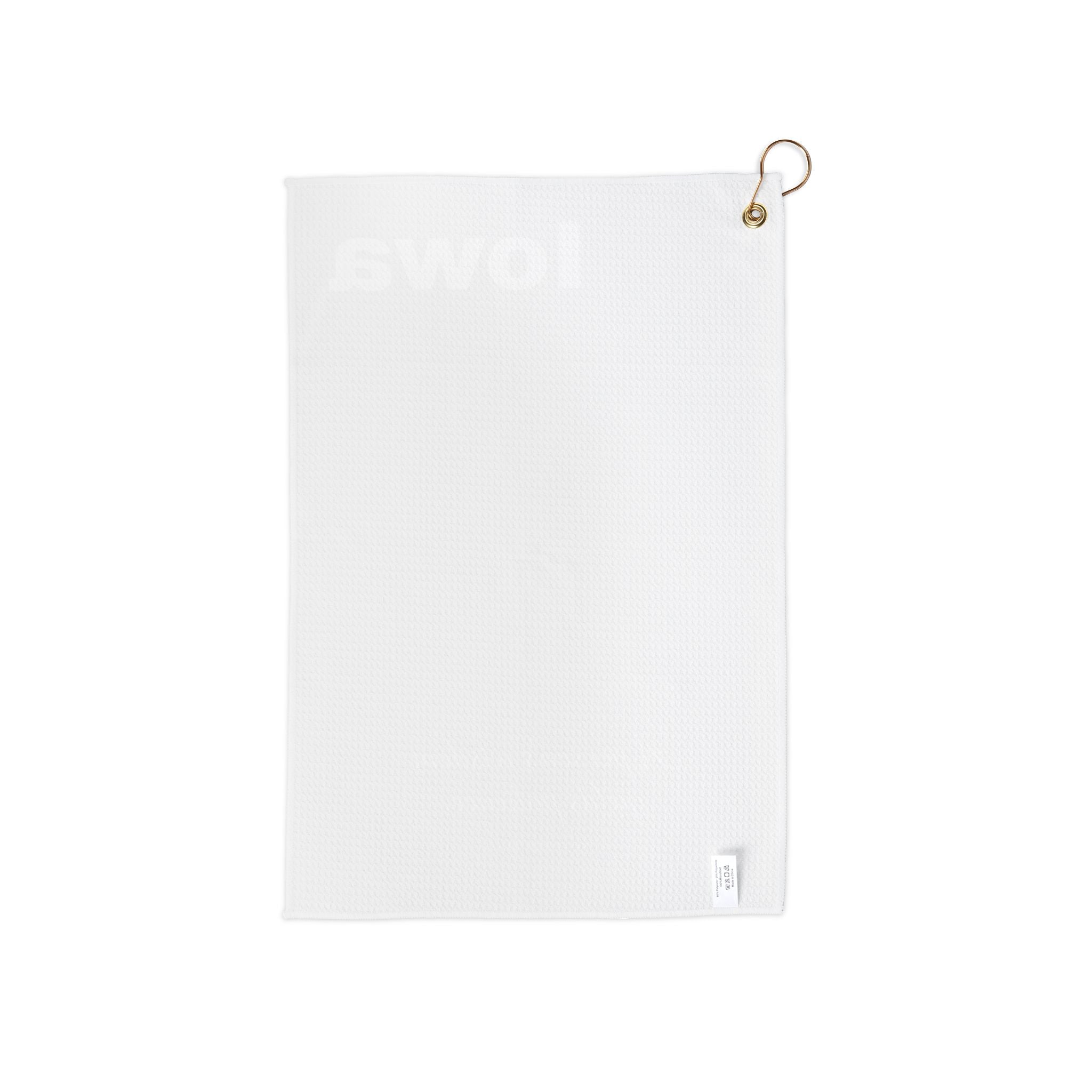 “A Person’s Wisdom Yields Patience” Inspirational Golf Towel with Clip