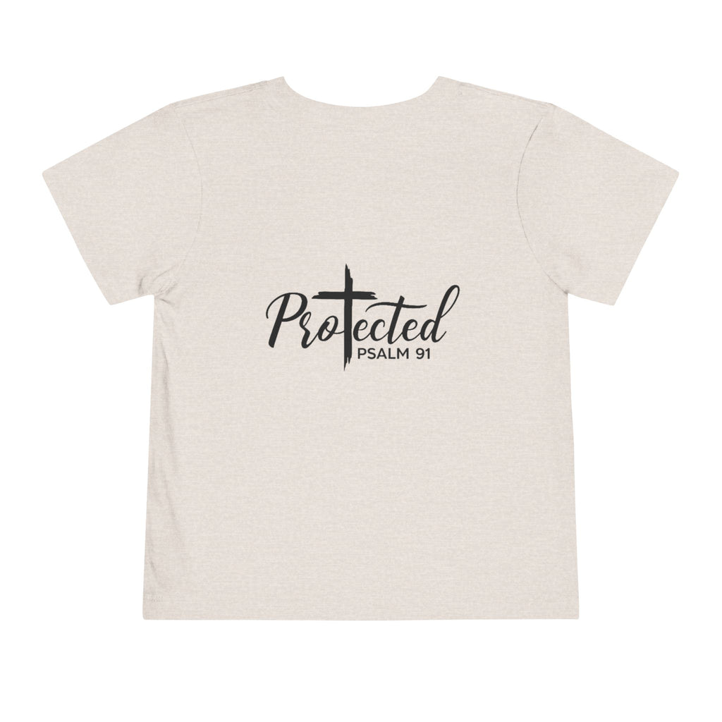 Toddler Christian T-Shirt “Faith Over Fear” – Inspirational Faith-Based Tee for Boys & Girls