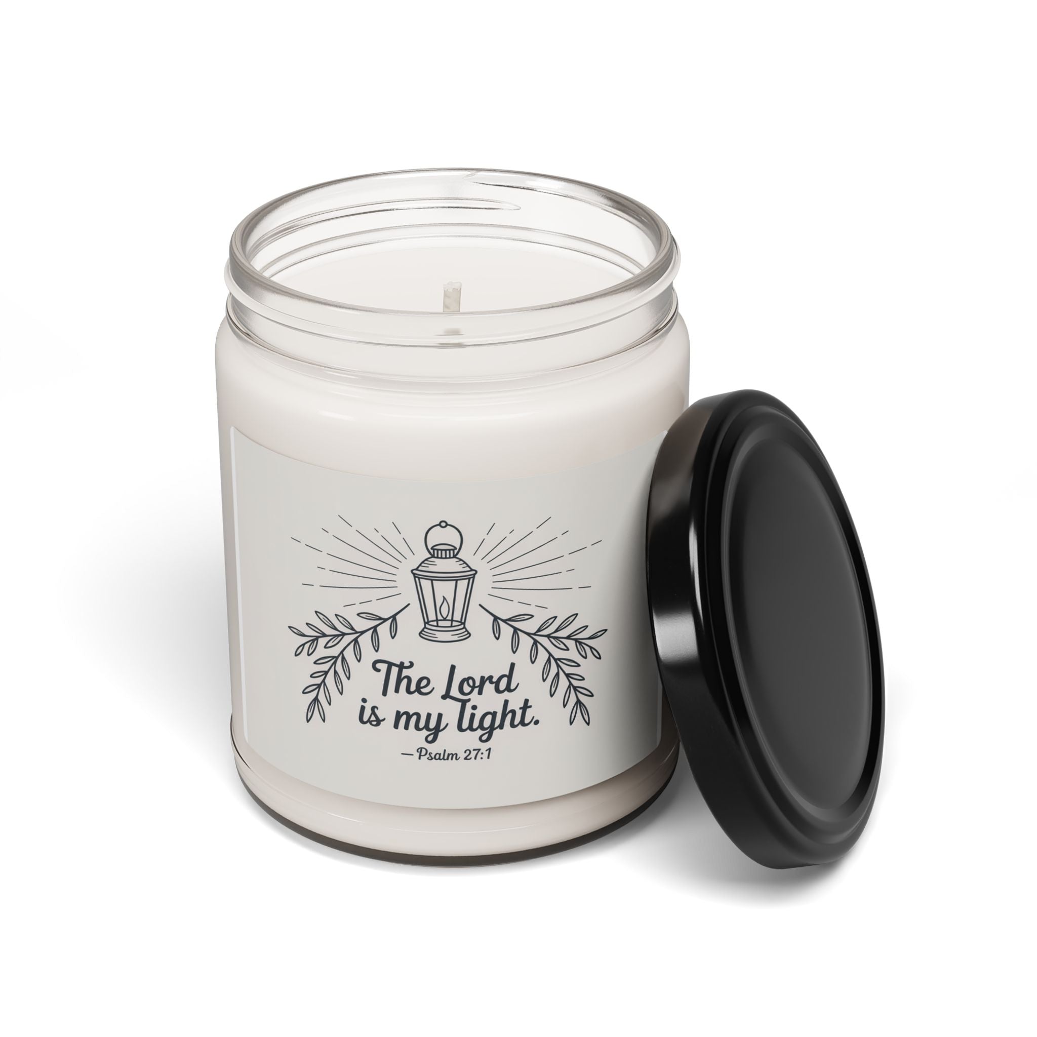 The Lord Is My Light 9oz Scented Soy Candle