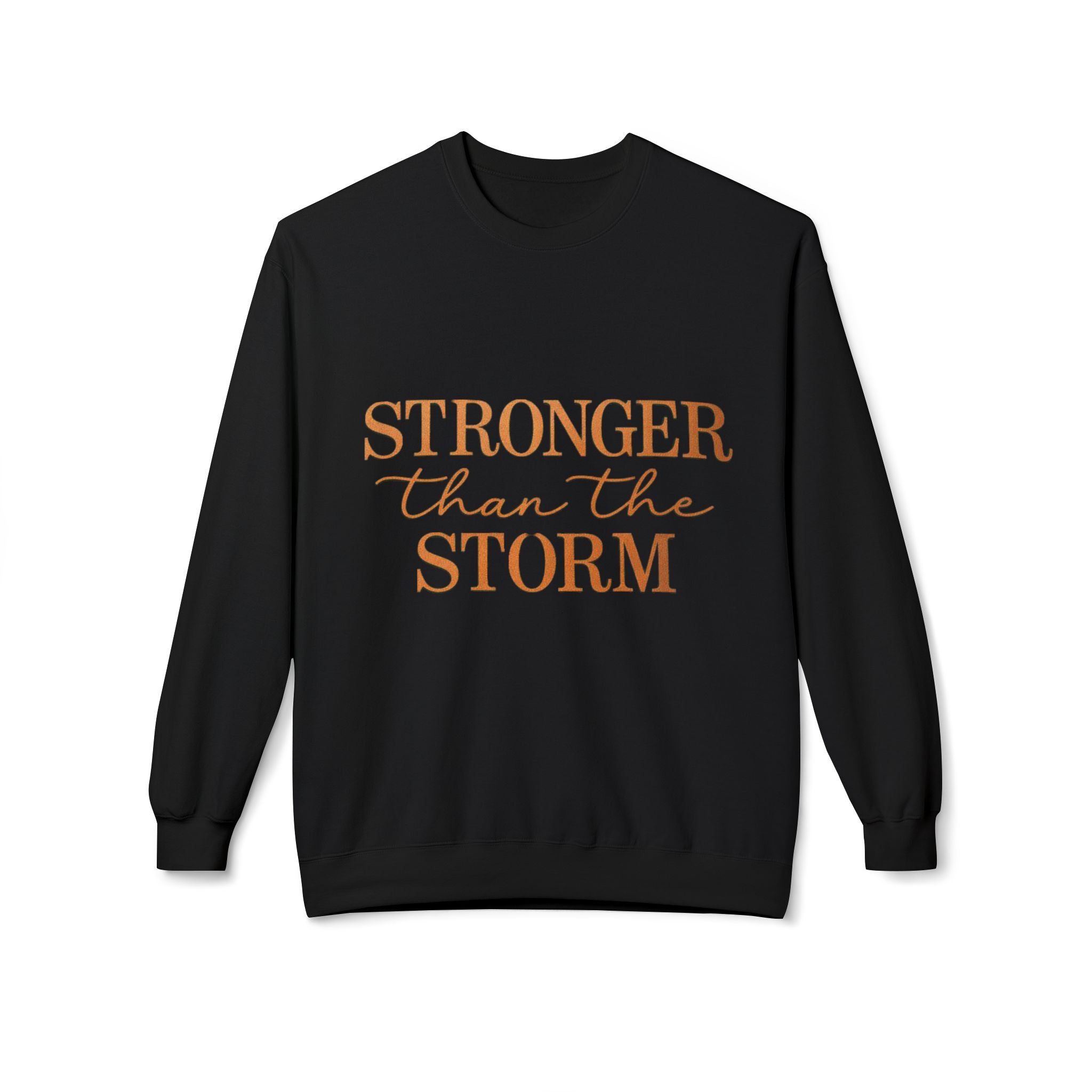 Stronger Than the Storm Sweatshirt – Inspirational Christian Crewneck | Cozy Faith-Based Encouragement Pullover
