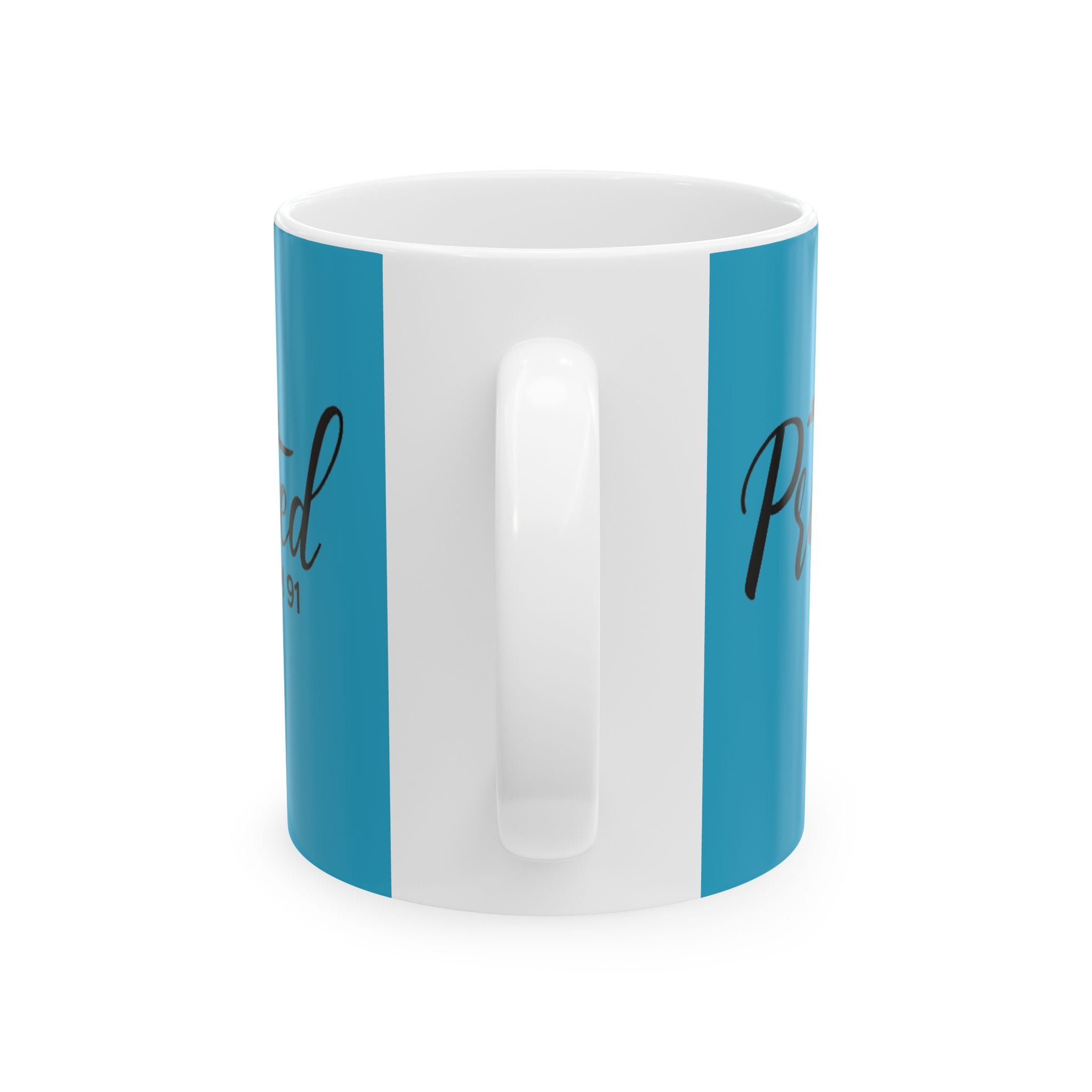 Protected Psalm 91 Christian Coffee Mug – Faith-Based Scripture Mug with Cross, Inspirational Christian Gift