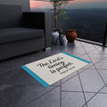 The Lord’s Timing Is Perfect Doormat – Psalm 18:30 | Christian Welcome Mat | Faith-Based Front Door Decor
