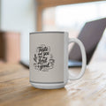 "Taste and see that the lord is good" Psalm 34:8 Floral Ceramic Mug (11oz/15oz)